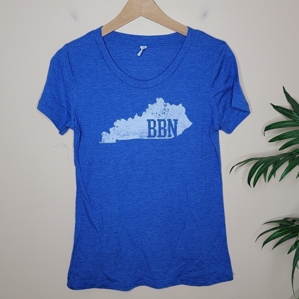Kentucky Big Blue Nation BBN Short Sleeve Graphic Tee Size Large Casual Basic